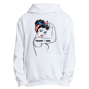 Yes IM A Trump Girl Get Over It Trump 2024 Election Gifts Urban Pullover Hoodie