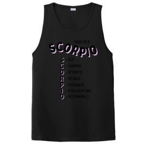 Yeah Im A Scorpio Zodiac Gift PosiCharge Competitor Tank