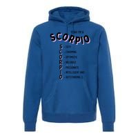 Yeah Im A Scorpio Zodiac Gift Premium Hoodie