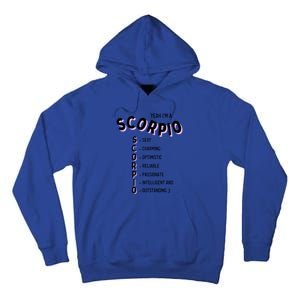 Yeah Im A Scorpio Zodiac Gift Tall Hoodie