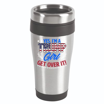Yes IM A Trump Election Support Trump President Gift 16oz Travel Tumbler