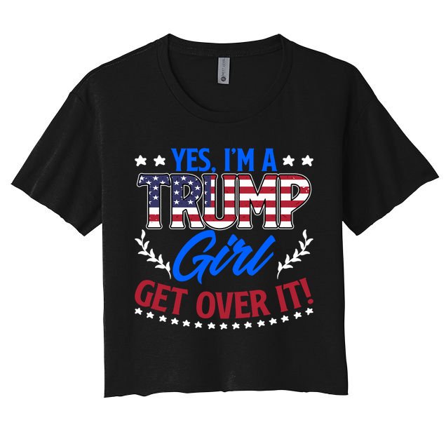 Yes IM A Trump Election Support Trump President Gift Crop Top