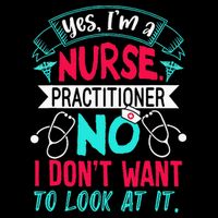 Yes I'm A Nurse Practitioner No Don't Want to Look Funny 16 in Basic Backpack