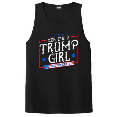 Yes IM A Trump Get Over It Funny Gift For Trump Supporter Gift PosiCharge Competitor Tank