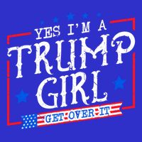 Yes IM A Trump Get Over It Funny Gift For Trump Supporter Gift V-Neck T-Shirt