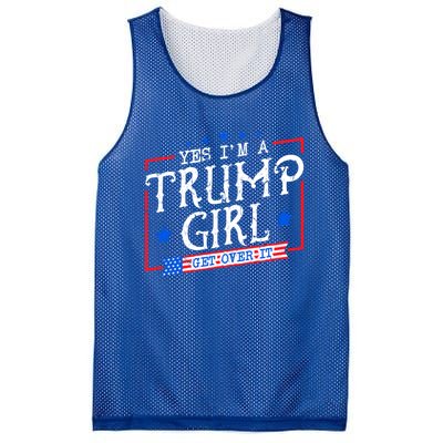 Yes IM A Trump Get Over It Funny Gift For Trump Supporter Gift Mesh Reversible Basketball Jersey Tank