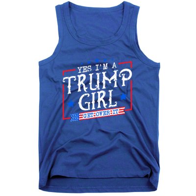 Yes IM A Trump Get Over It Funny Gift For Trump Supporter Gift Tank Top