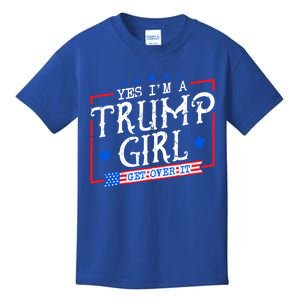 Yes IM A Trump Get Over It Funny Gift For Trump Supporter Gift Kids T-Shirt