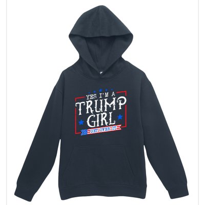 Yes IM A Trump Get Over It Funny Gift For Trump Supporter Gift Urban Pullover Hoodie