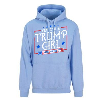 Yes IM A Trump Get Over It Funny Gift For Trump Supporter Gift Unisex Surf Hoodie