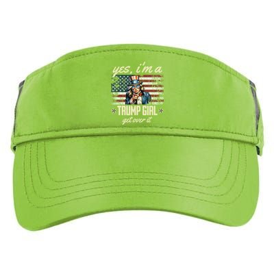 Yes IM A Trump Trump 2024 Presidential Election Gift Adult Drive Performance Visor