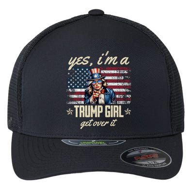 Yes IM A Trump Trump 2024 Presidential Election Gift Flexfit Unipanel Trucker Cap