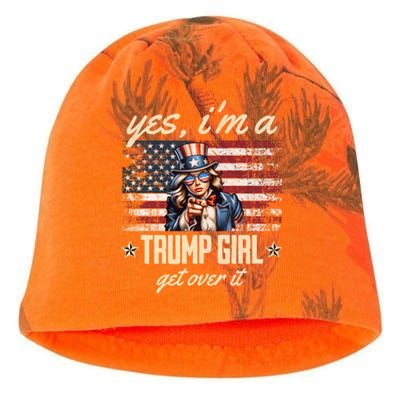 Yes IM A Trump Trump 2024 Presidential Election Gift Kati - Camo Knit Beanie