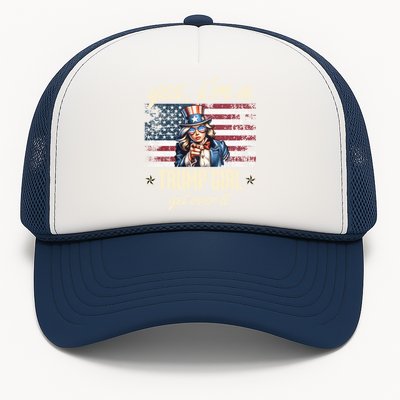 Yes IM A Trump Trump 2024 Presidential Election Gift Trucker Hat