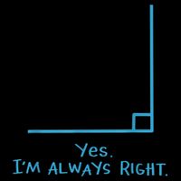 Yes Im Always Right Math Teacher Cooling Performance Crew T-Shirt