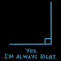 Yes Im Always Right Math Teacher 16 in Basic Backpack