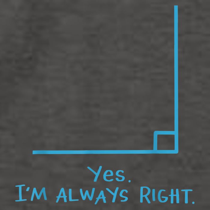 Yes Im Always Right Math Teacher Vector Backpack
