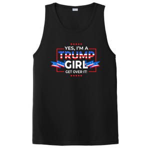 Yes IM A Trump Girl Get Over It Support Trump 2020 PosiCharge Competitor Tank