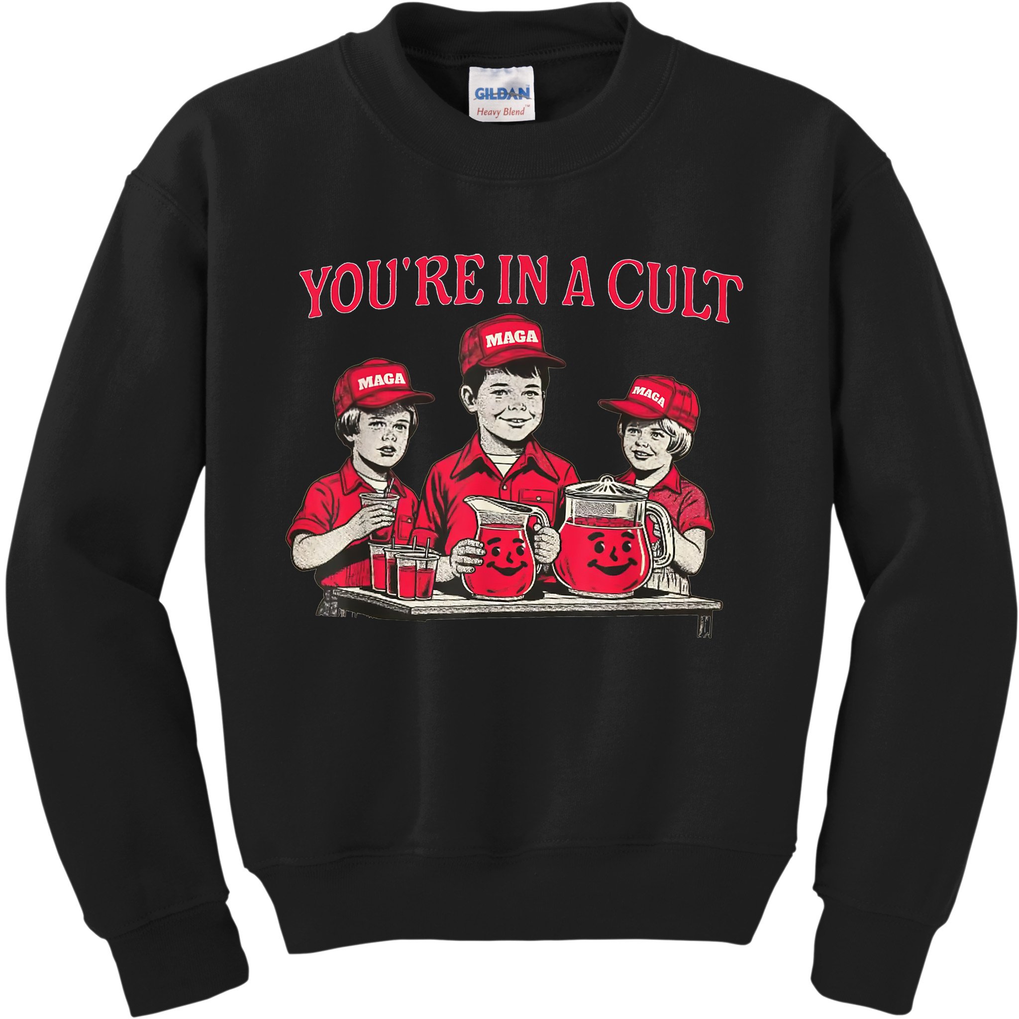 You're In A Cult  Kids Sweatshirt