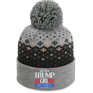 Yes IM A Trump Get Over It Funny Gift Trump Great Gift The Baniff Cuffed Pom Beanie