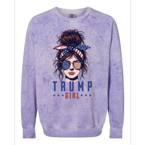 Yes IM A Trump Get Over It Trump 2024 Election Gift Colorblast Crewneck Sweatshirt