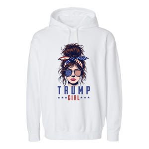 Yes IM A Trump Get Over It Trump 2024 Election Gift Garment-Dyed Fleece Hoodie