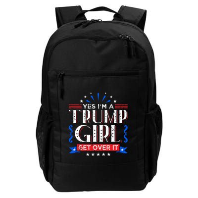 Yes IM A Trump Get Over It Funny Gift For Trump Fan Funny Gift Backpack