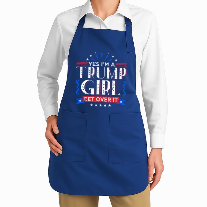 Yes IM A Trump Get Over It Funny Gift For Trump Fan Funny Gift Apron