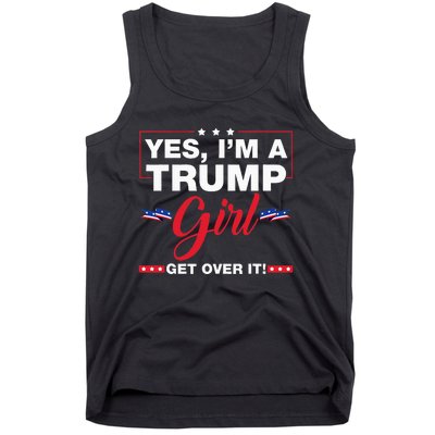 Yes I'm A Trump Get Over It Trump 2024 Election Gifts Tank Top