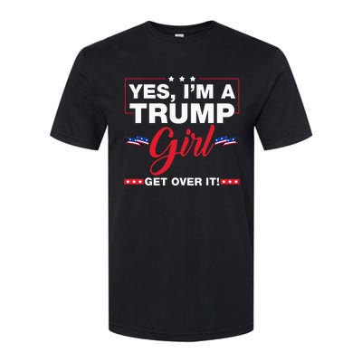 Yes I'm A Trump Get Over It Trump 2024 Election Gifts Softstyle® CVC T-Shirt