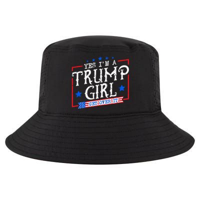 Yes IM A Trump Get Over It Funny Gift For Trump Supporter Cool Gift Cool Comfort Performance Bucket Hat