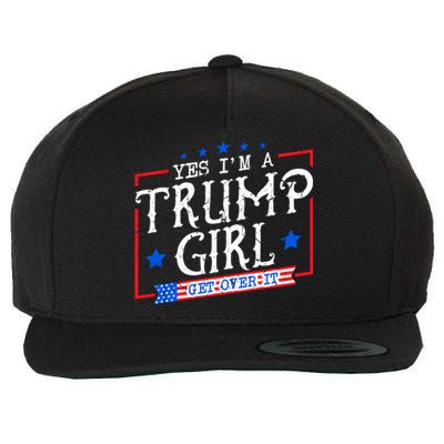 Yes IM A Trump Get Over It Funny Gift For Trump Supporter Cool Gift Wool Snapback Cap