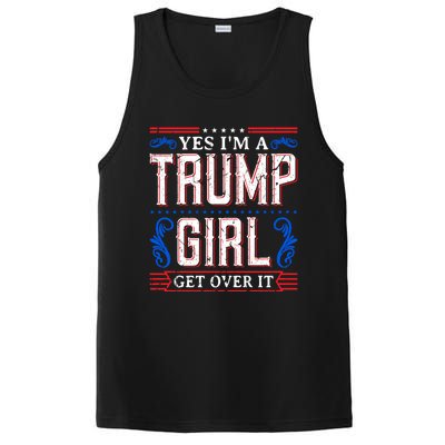 Yes IM A Trump Get Over It November Presidential Trump Cute Gift PosiCharge Competitor Tank