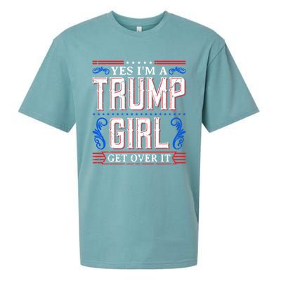 Yes IM A Trump Get Over It November Presidential Trump Cute Gift Sueded Cloud Jersey T-Shirt