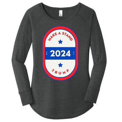 Yes I'm A Trump Get Over It Trump 2024 Election Women's Perfect Tri Tunic Long Sleeve Shirt