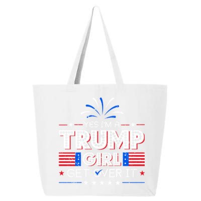 Yes IM A Trump Get Over It Presidential Politics Trump Gift 25L Jumbo Tote