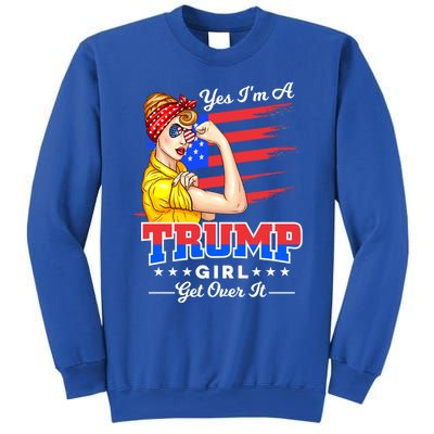 Yes IM A Trump Get Over Igift Trump 2020 Gift Sweatshirt