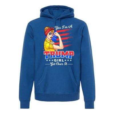 Yes IM A Trump Get Over Igift Trump 2020 Gift Premium Hoodie