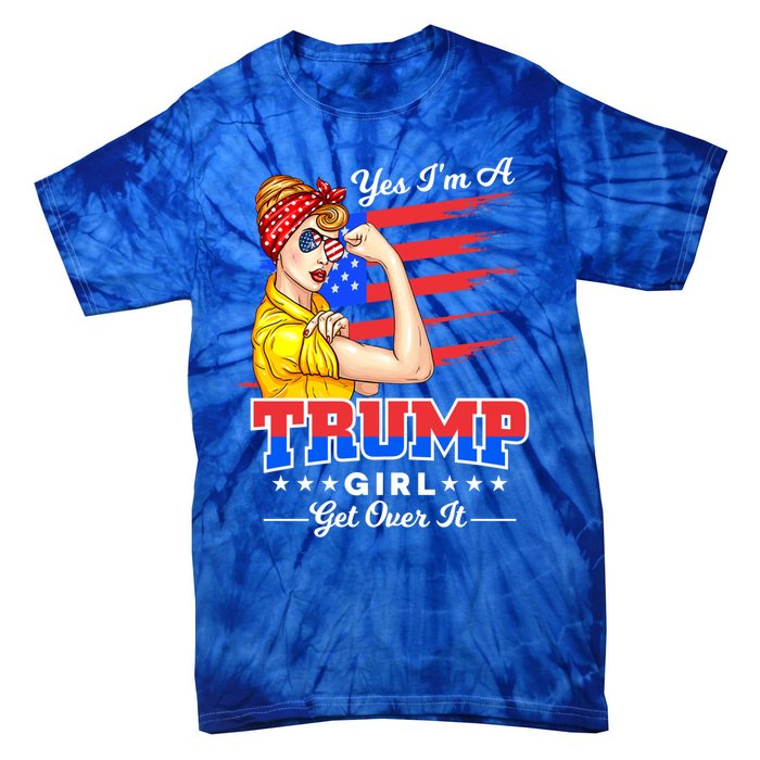 Yes IM A Trump Get Over Igift Trump 2020 Gift Tie-Dye T-Shirt