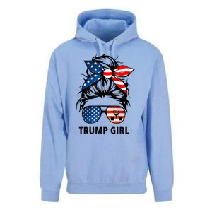 Yes I'm A Trump Girl Get Over It Gift Trump 2024 Election Gifts Unisex Surf Hoodie