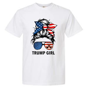 Yes I'm A Trump Girl Get Over It Gift Trump 2024 Election Gifts Garment-Dyed Heavyweight T-Shirt