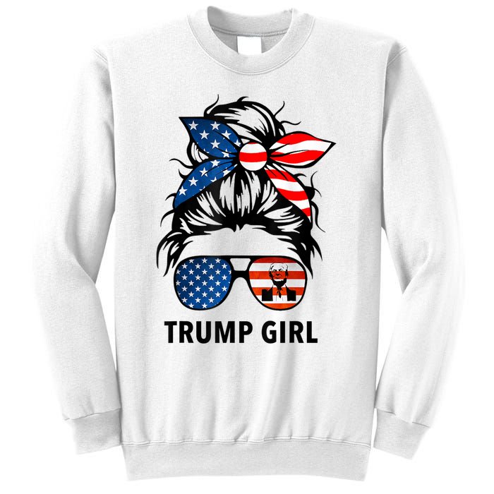 Yes I'm A Trump Girl Get Over It Gift Trump 2024 Election Gifts Sweatshirt