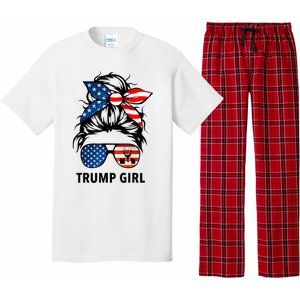 Yes I'm A Trump Girl Get Over It Gift Trump 2024 Election Gifts Pajama Set