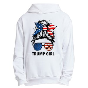 Yes I'm A Trump Girl Get Over It Gift Trump 2024 Election Gifts Urban Pullover Hoodie