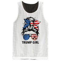 Yes I'm A Trump Girl Get Over It Gift Trump 2024 Election Gifts Mesh Reversible Basketball Jersey Tank