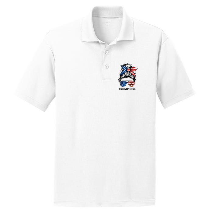 Yes I'm A Trump Girl Get Over It Gift Trump 2024 Election Gifts PosiCharge RacerMesh Polo