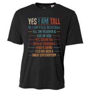 Yes I Am Tall Cooling Performance Crew T-Shirt