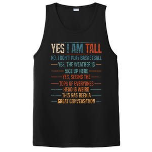 Yes I Am Tall PosiCharge Competitor Tank