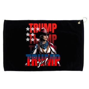 Yes IM A Trump Get Over It Trump 2024 Election Gift Grommeted Golf Towel