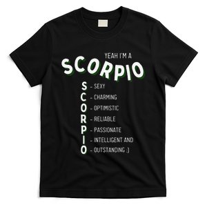 Yeah I'm a Scorpio Zodiac T-Shirt